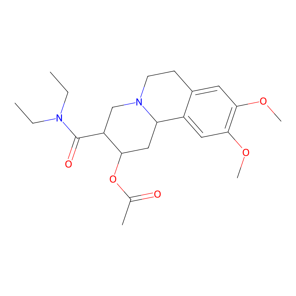 Benzquinamide molecular structure, CAS 63-12-7
