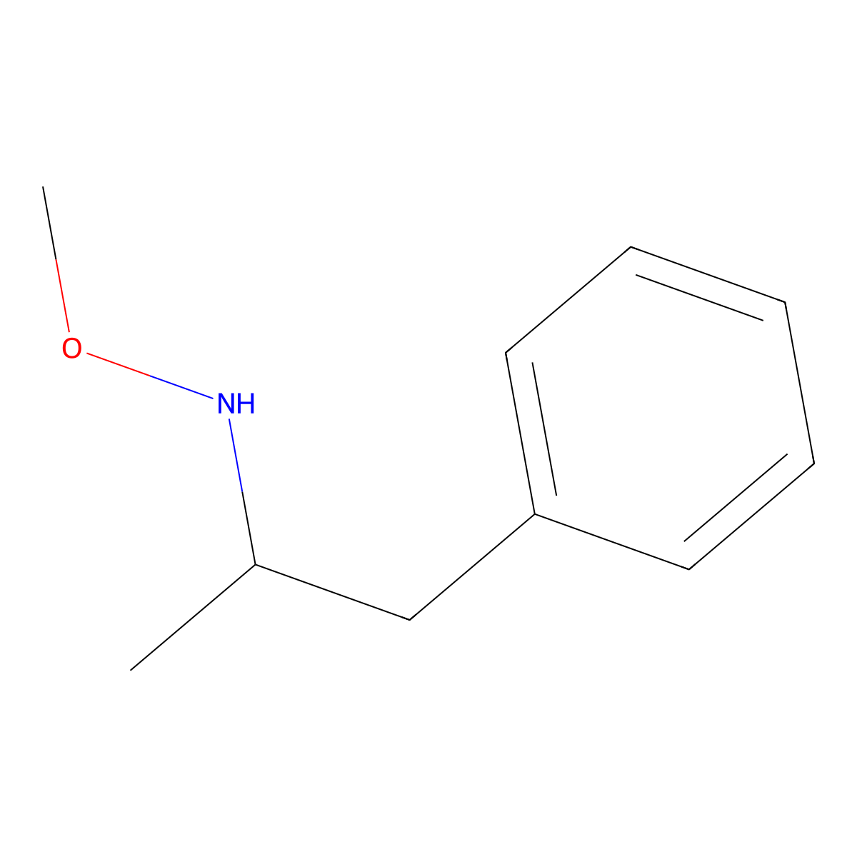 N-methoxy-1-phenylpropan-2-amine molecular structure, CAS 63-97-8