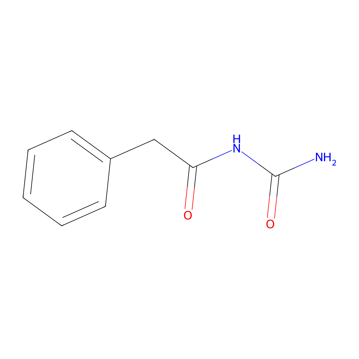 Phenacemide molecular structure, CAS 63-98-9