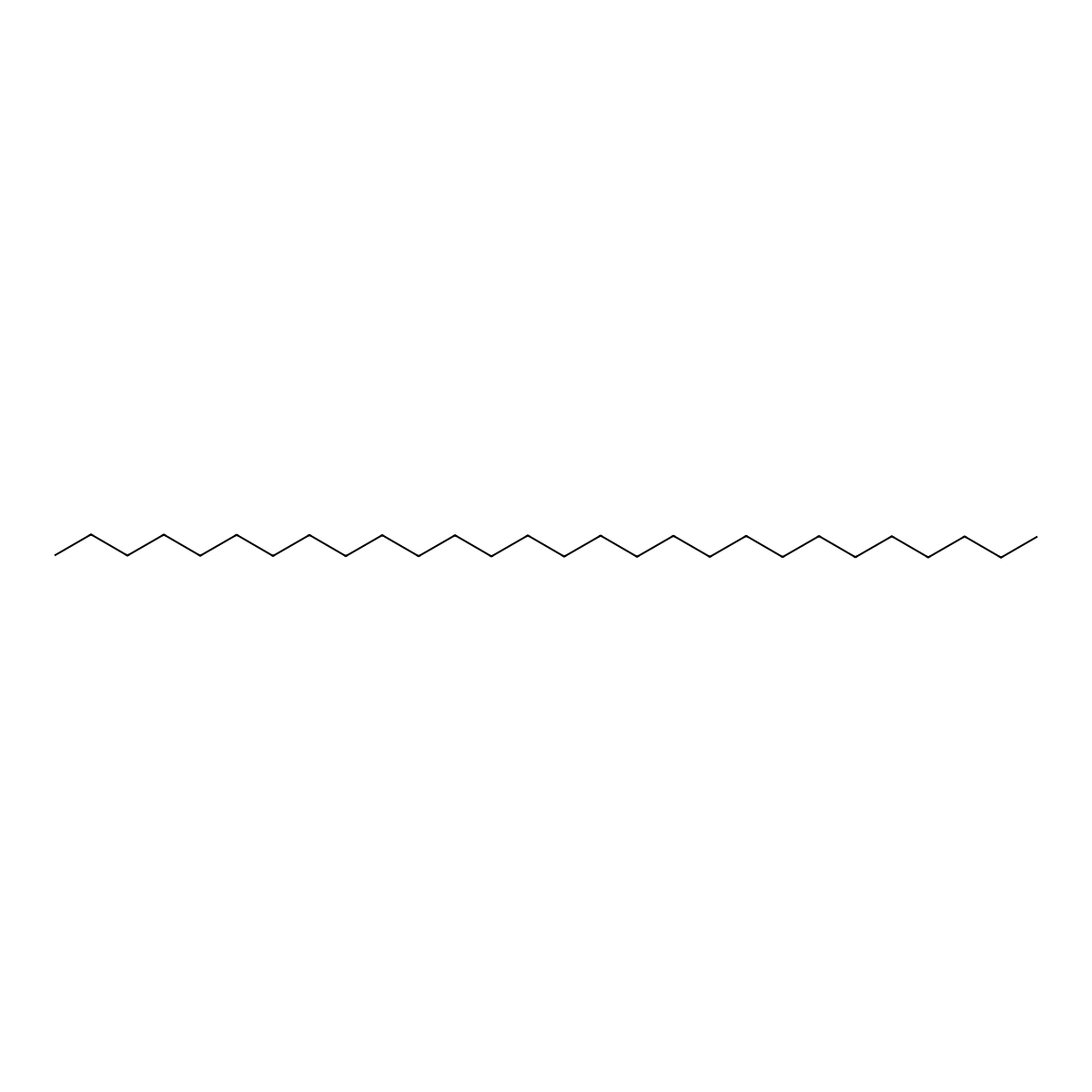 Octacosane molecular structure, CAS 630-02-4