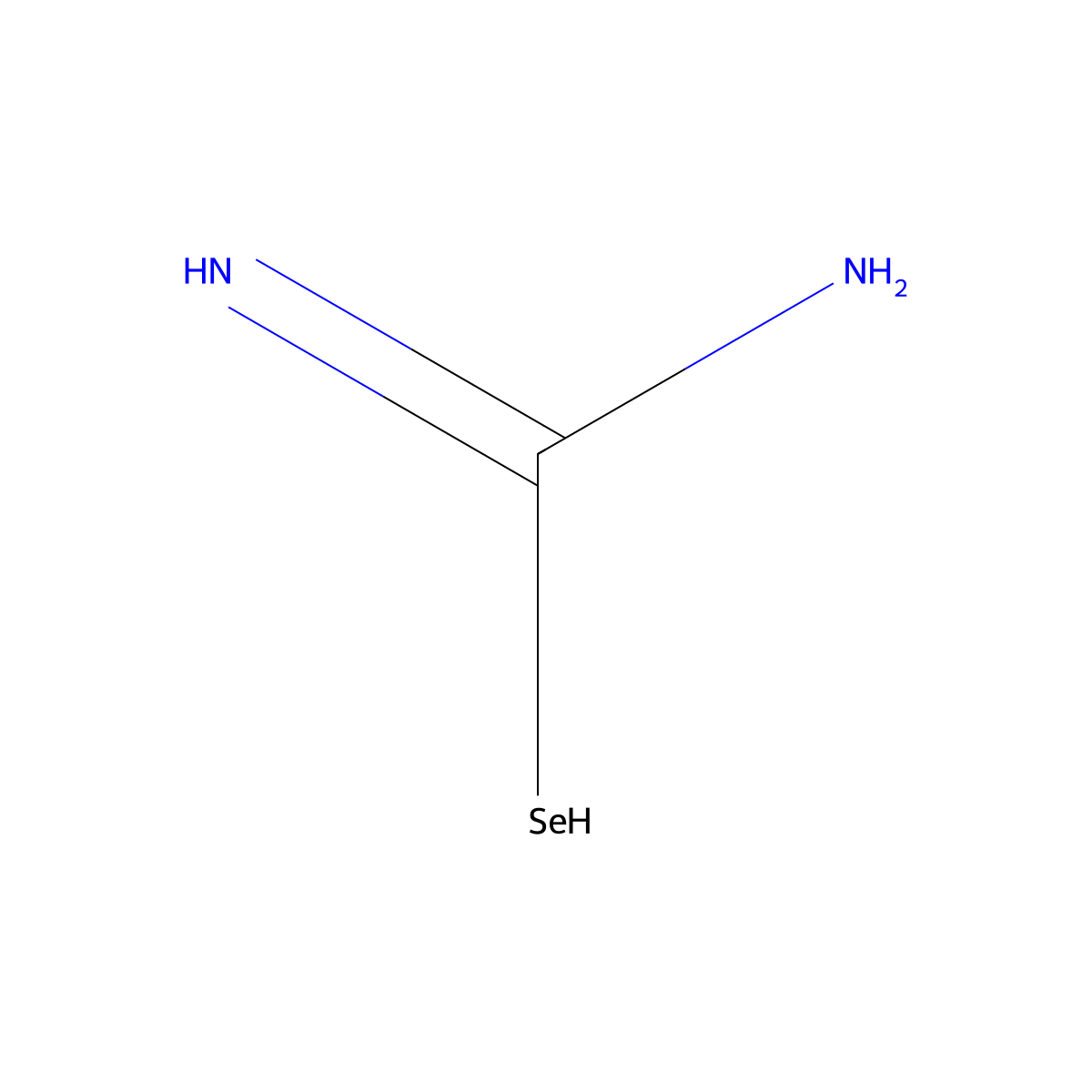 Selenourea molecular structure, CAS 630-10-4