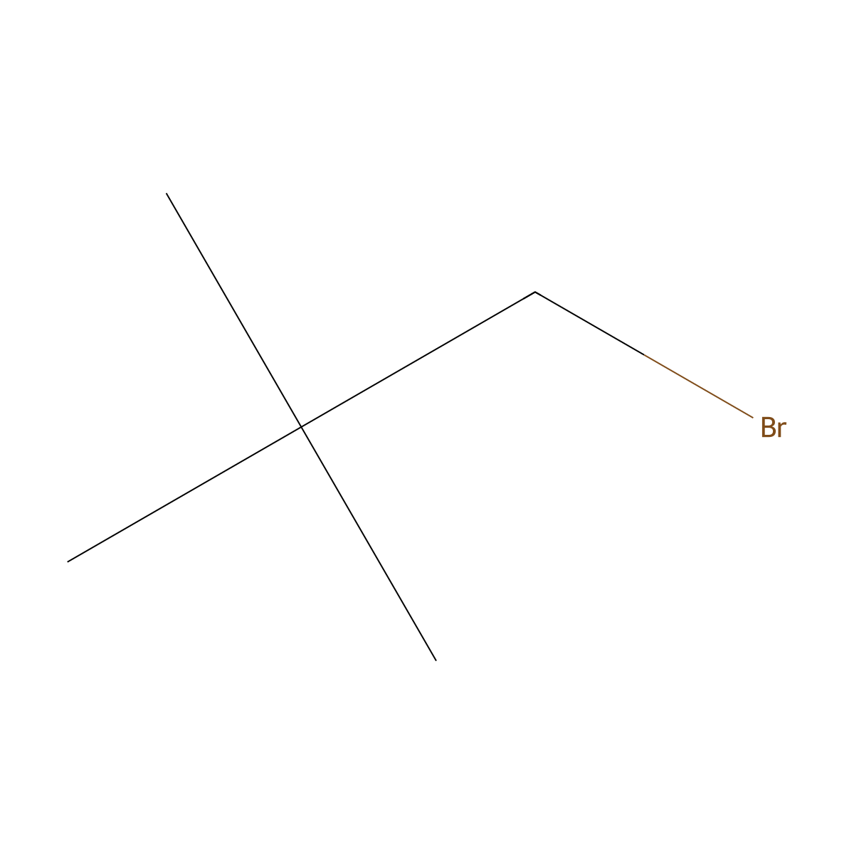 1-Bromo-2,2-dimethylpropane molecular structure, CAS 630-17-1