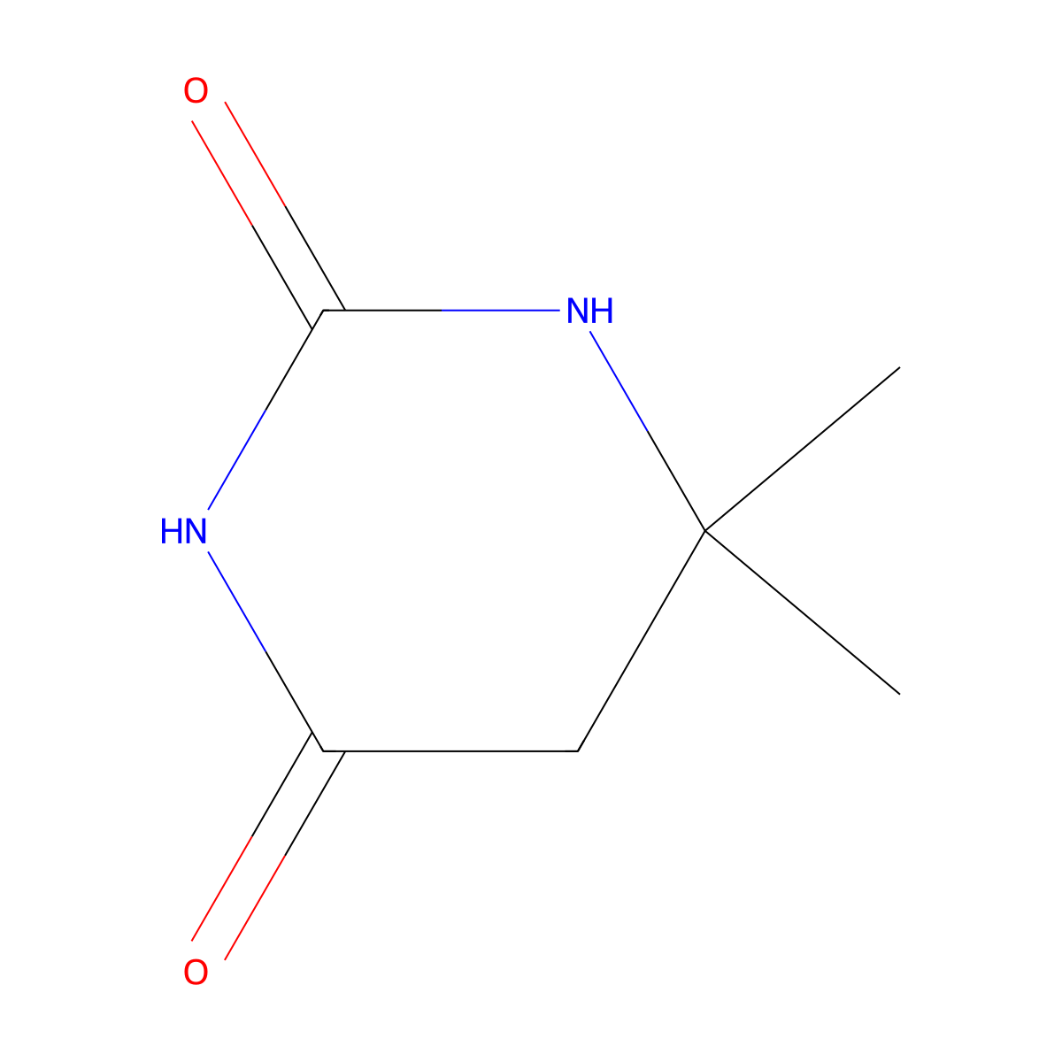 6,6-Dimethyldihydropyrimidine-2,4(1h,3h)-dione molecular structure, CAS 6300-94-3