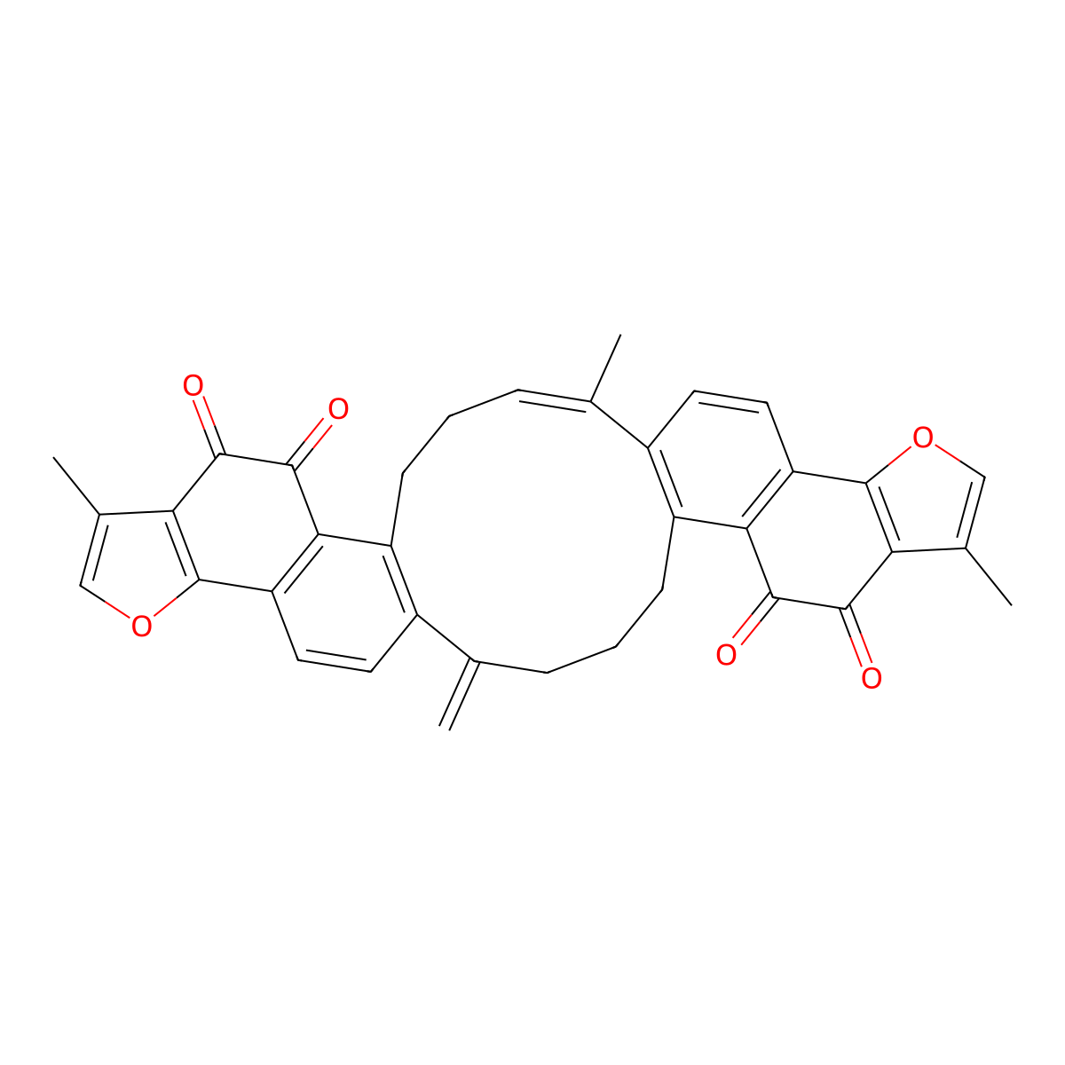Neoprzewaquinone A molecular structure, CAS 630057-39-5