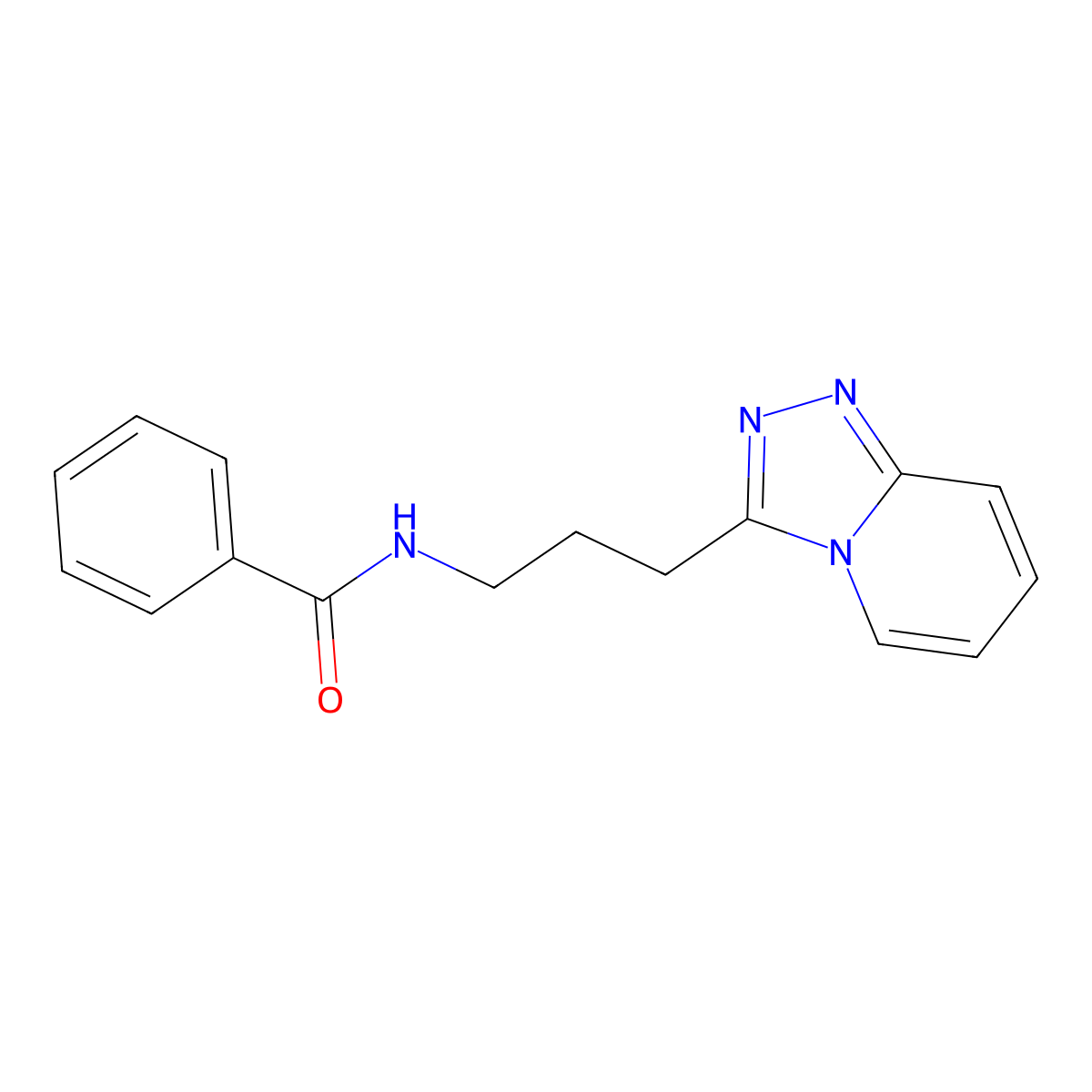N-[3-([1,2,4]triazolo[4,3-a]pyridin-3-yl)propyl]benzamide molecular structure, CAS 630066-68-1