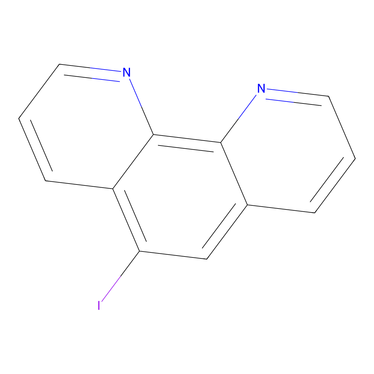 5-Iodo-1,10-phenanthroline molecular structure, CAS 630067-12-8