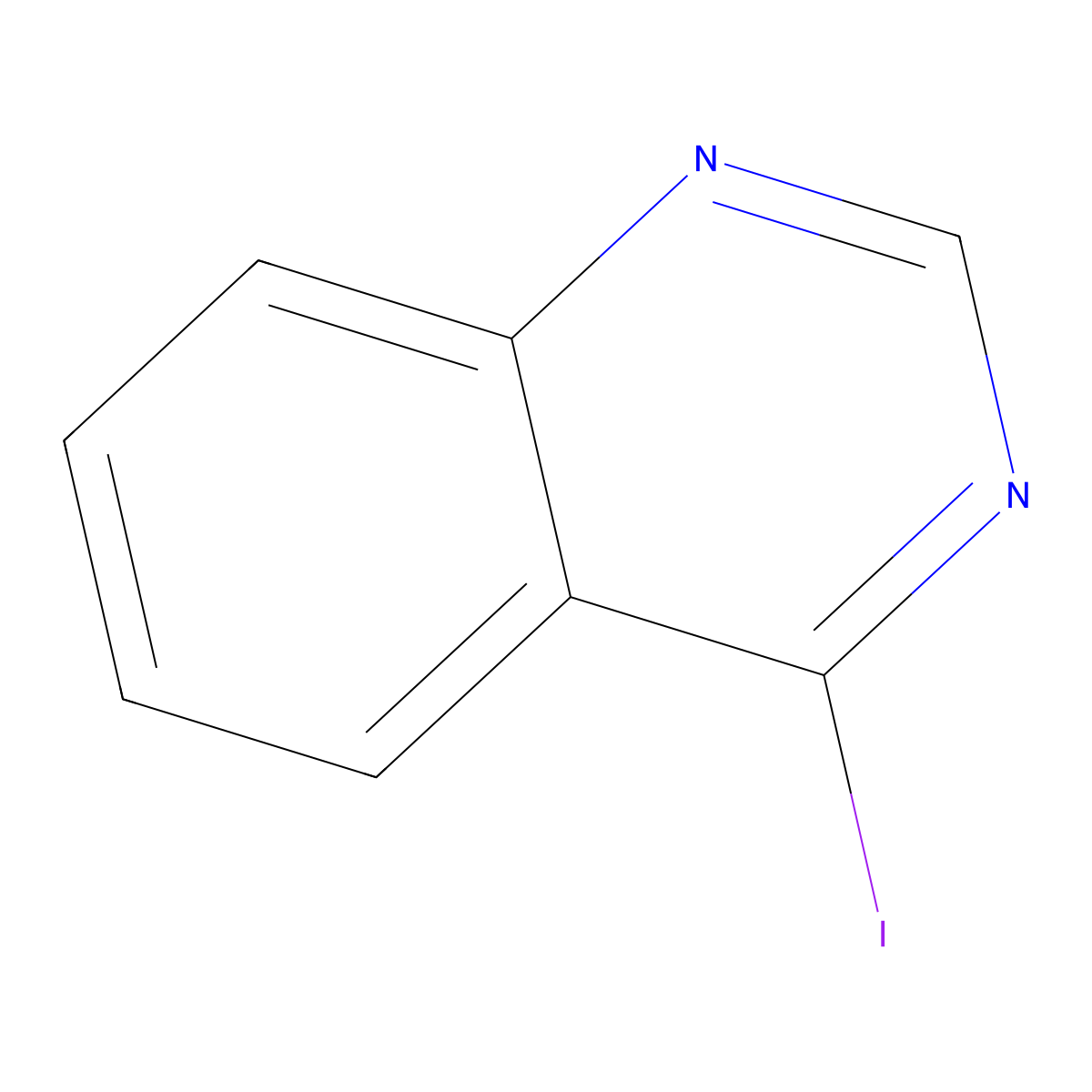 4-Iodoquinazoline molecular structure, CAS 630067-18-4