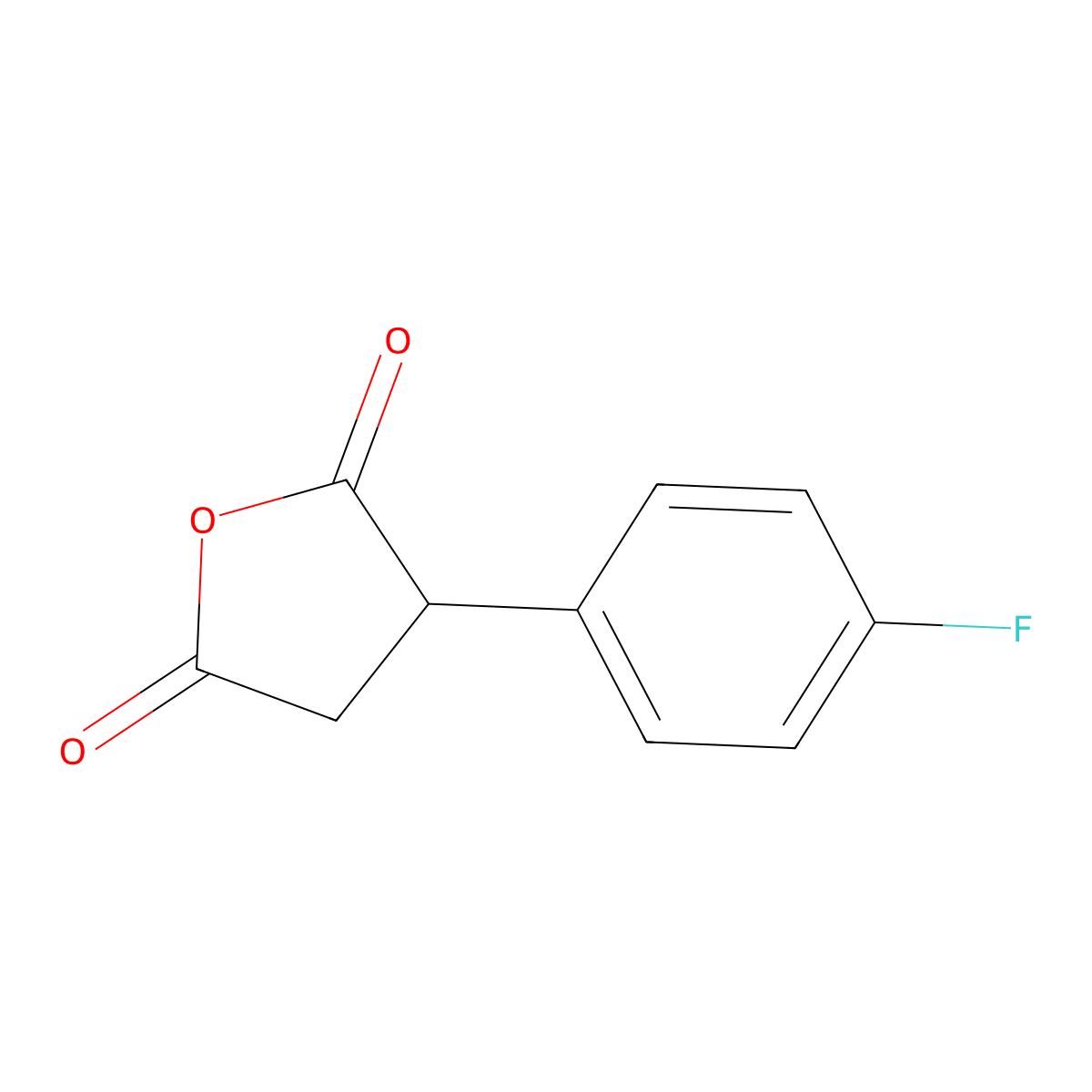 3-(4-Fluorophenyl)oxolane-2,5-dione molecular structure, CAS 630067-33-3