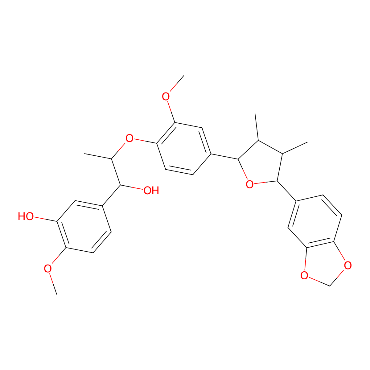 Saucerneol E molecular structure, CAS 630096-18-3