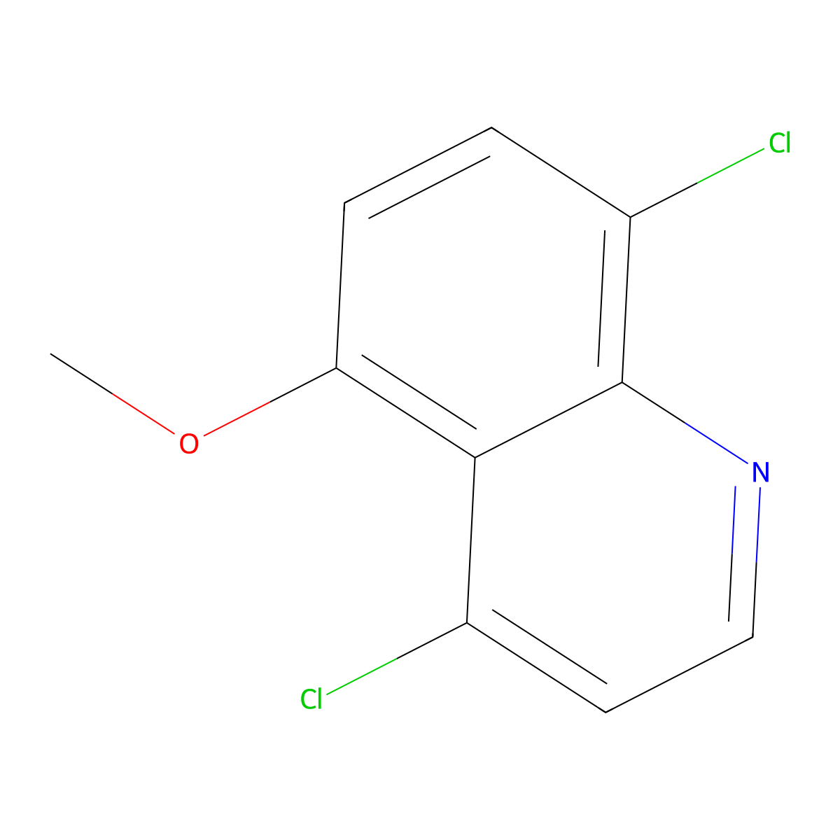 4,8-Dichloro-5-methoxyquinoline molecular structure, CAS 63010-44-6