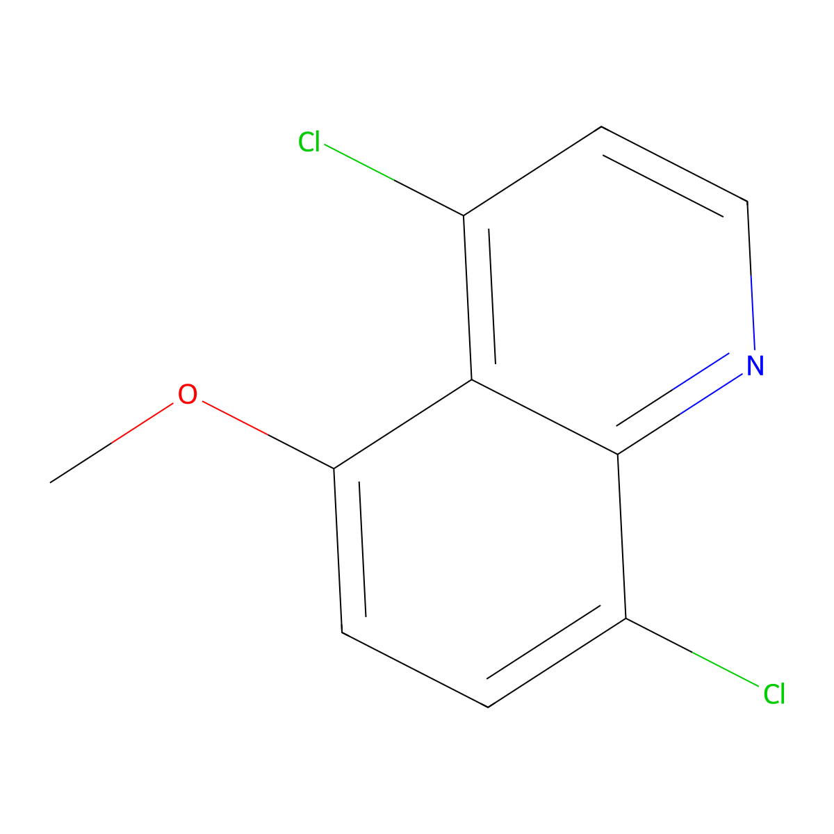 4,8-Dichloro-5-methoxyquinoline molecular structure, CAS 63010-44-6
