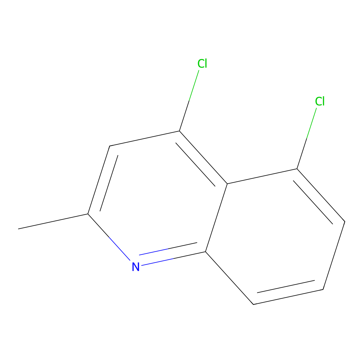 4,5-Dichloro-2-methylquinoline molecular structure, CAS 63010-74-2