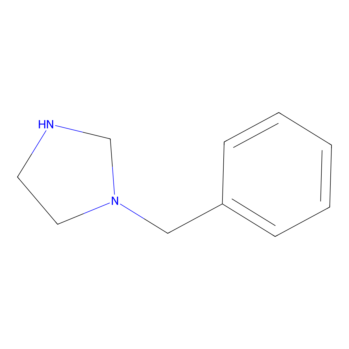 1-Benzylimidazolidine molecular structure, CAS 630126-04-4
