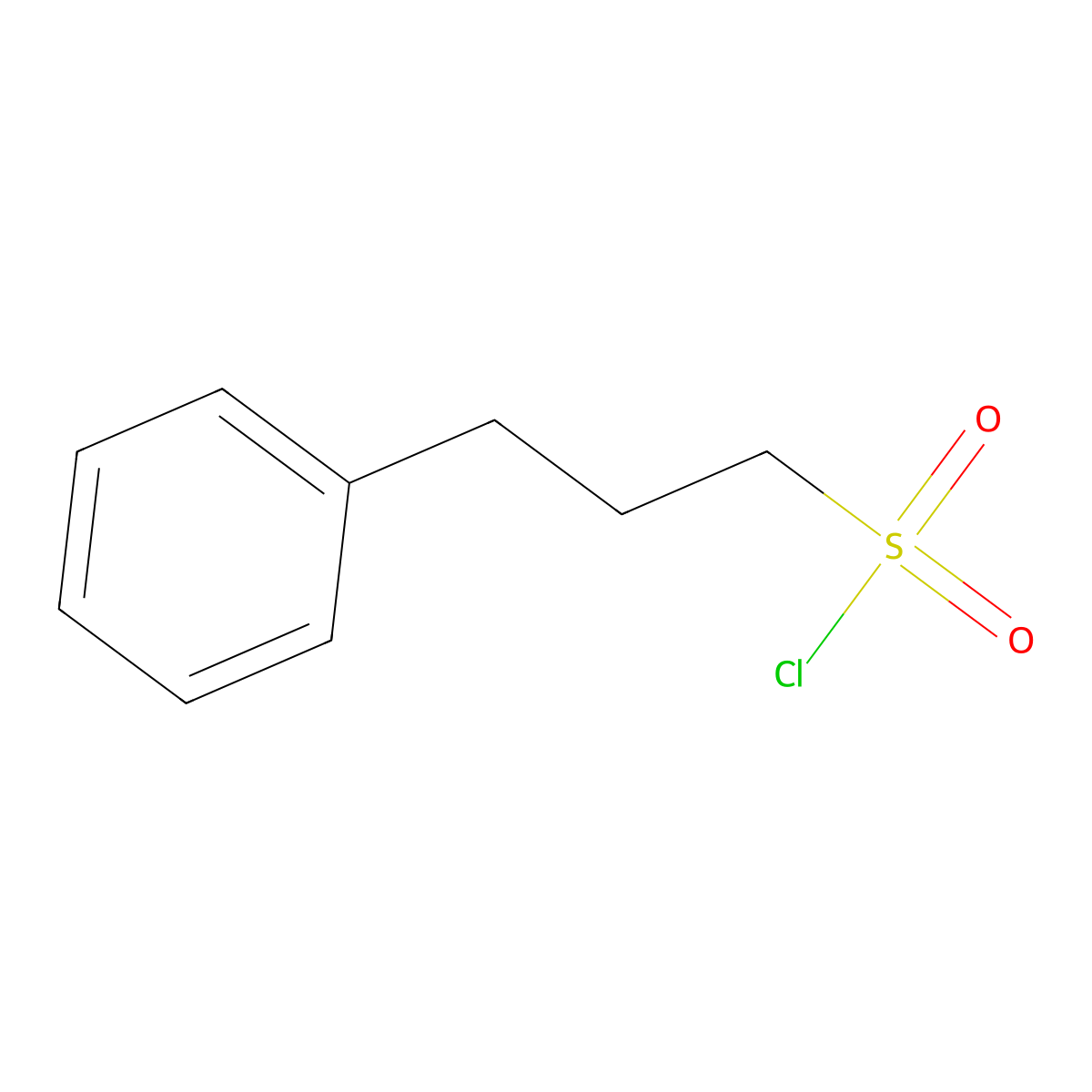 3-Phenylpropane-1-sulfonyl chloride molecular structure, CAS 63014-04-0