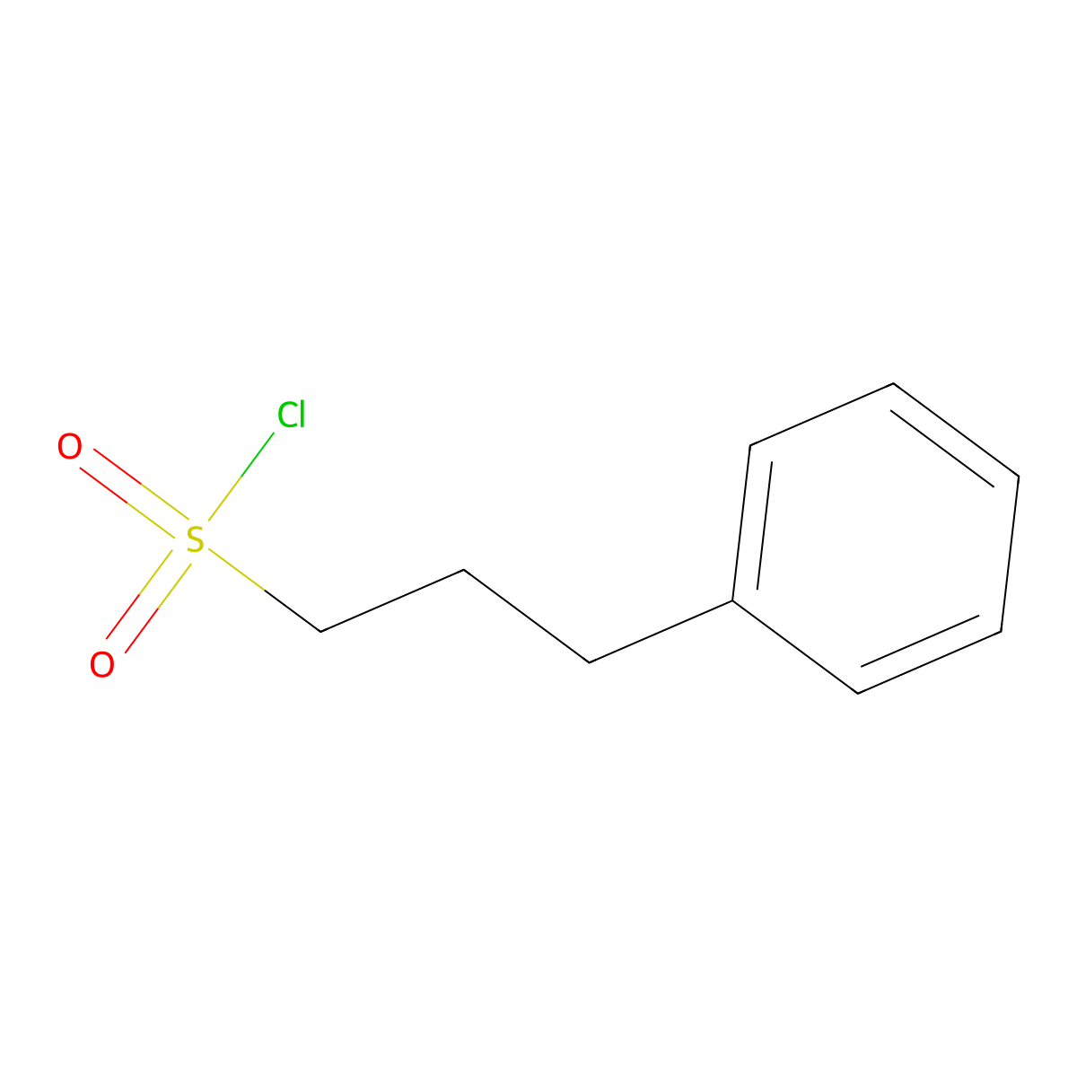 3-Phenylpropane-1-sulfonyl chloride molecular structure, CAS 63014-04-0