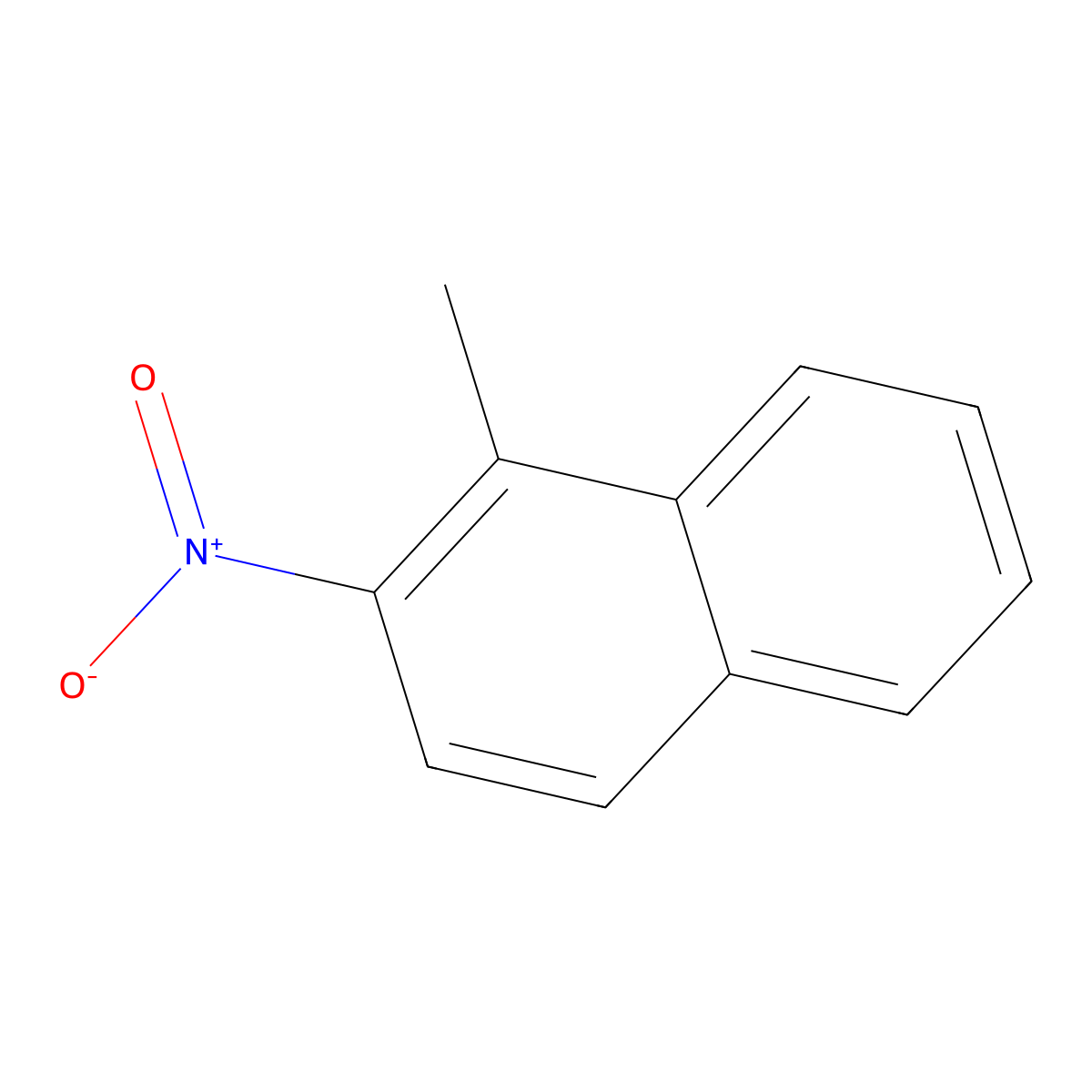 1-Methyl-2-nitronaphthalene molecular structure, CAS 63017-87-8