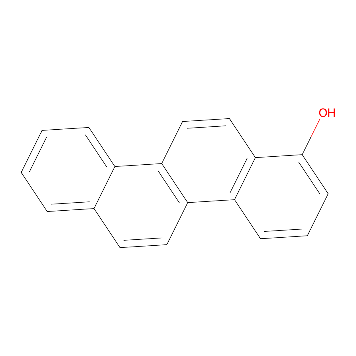 1-Chrysenol molecular structure, CAS 63019-38-5