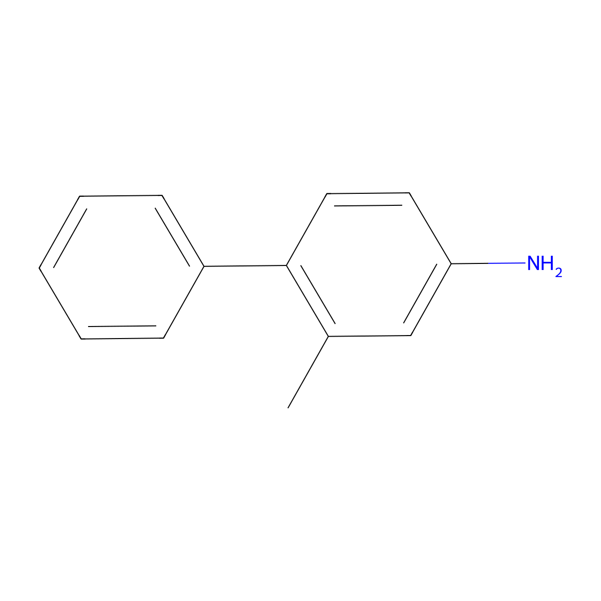 3-Methyl-4-phenylaniline molecular structure, CAS 63019-97-6