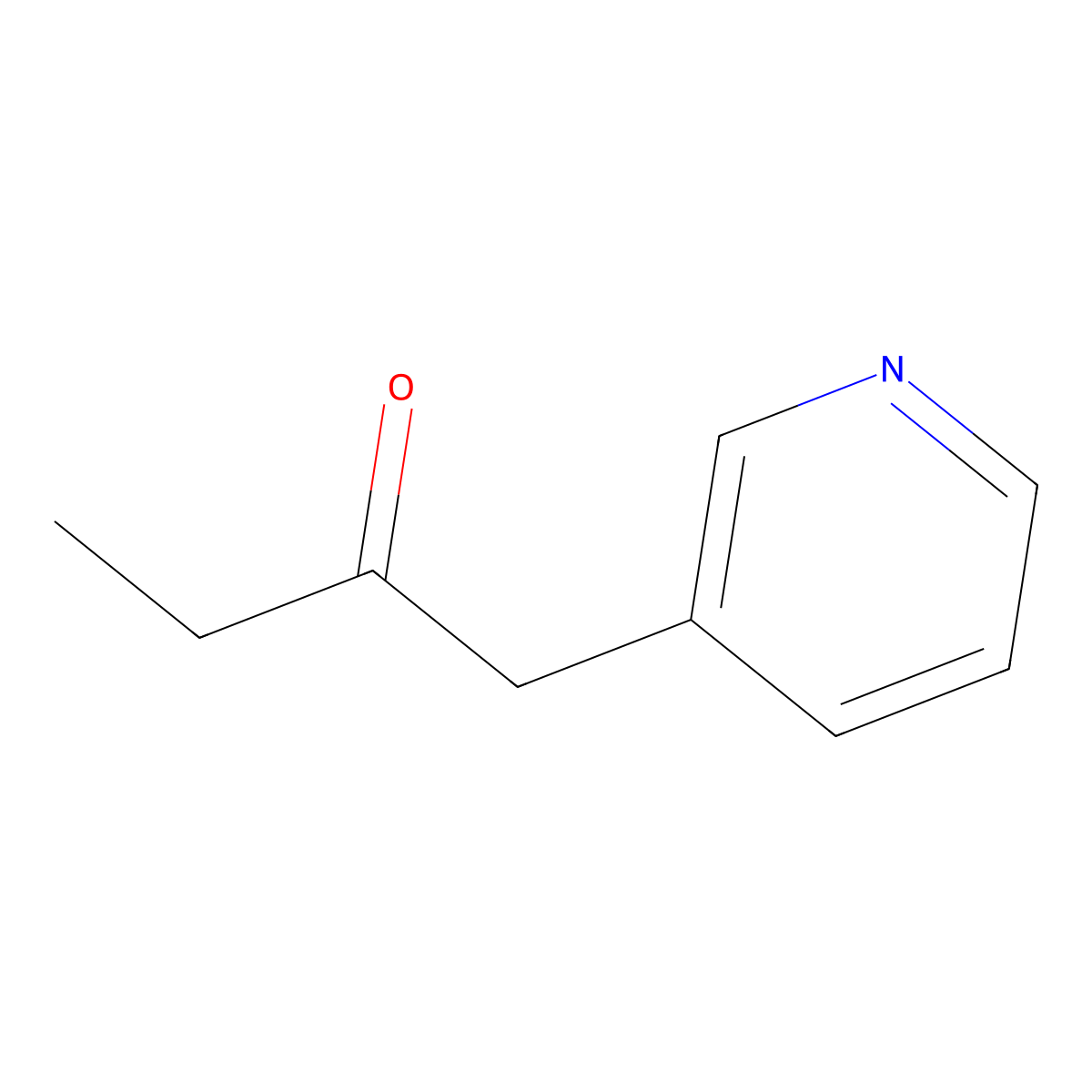1-(Pyridin-3-yl)butan-2-one molecular structure, CAS 6302-10-9
