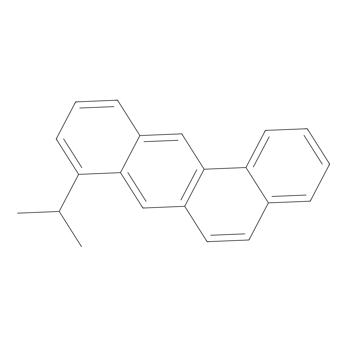 BENZ(a)ANTHRACENE, 8-ISOPROPYL- molecular structure, CAS 63020-47-3