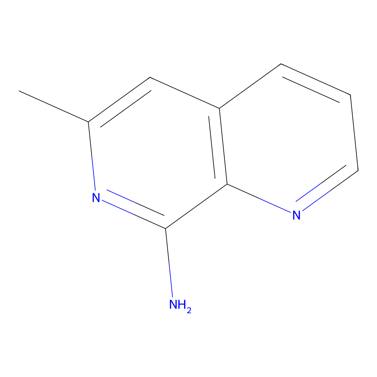 6-Methyl-1,7-naphthyridin-8-amine molecular structure, CAS 63029-22-1