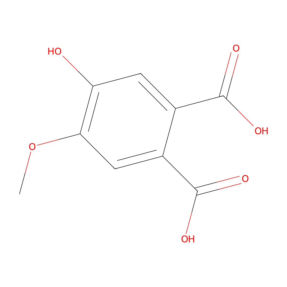 6-Carboxyvanillic acid molecular structure, CAS 63035-28-9