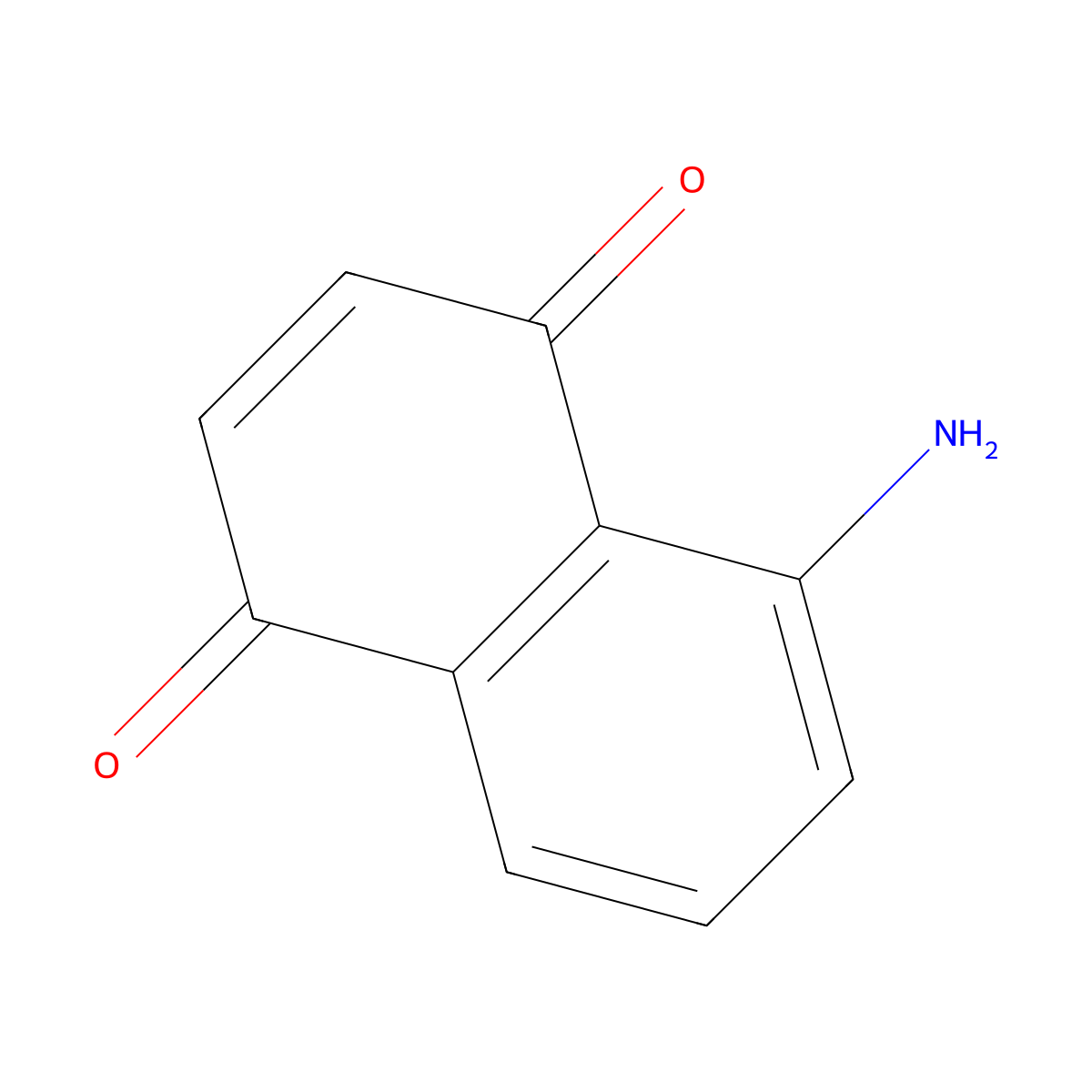 5-Aminonaphthalene-1,4-dione molecular structure, CAS 63038-00-6