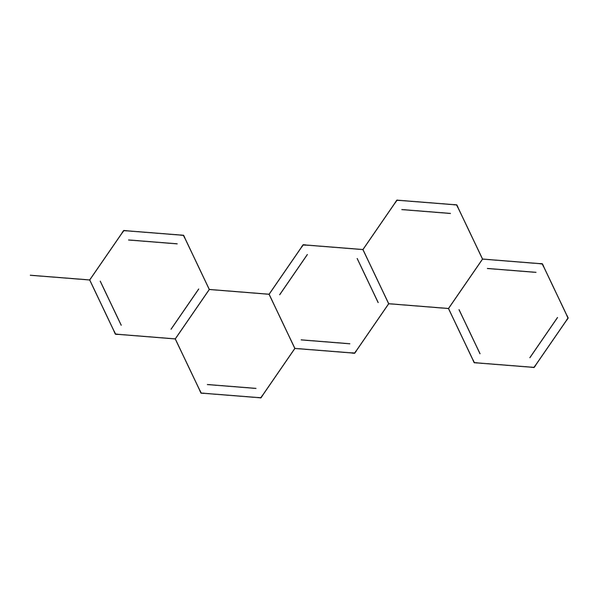 DIBENZ(a,h)ANTHRACENE, 3-METHYL- molecular structure, CAS 63041-84-9