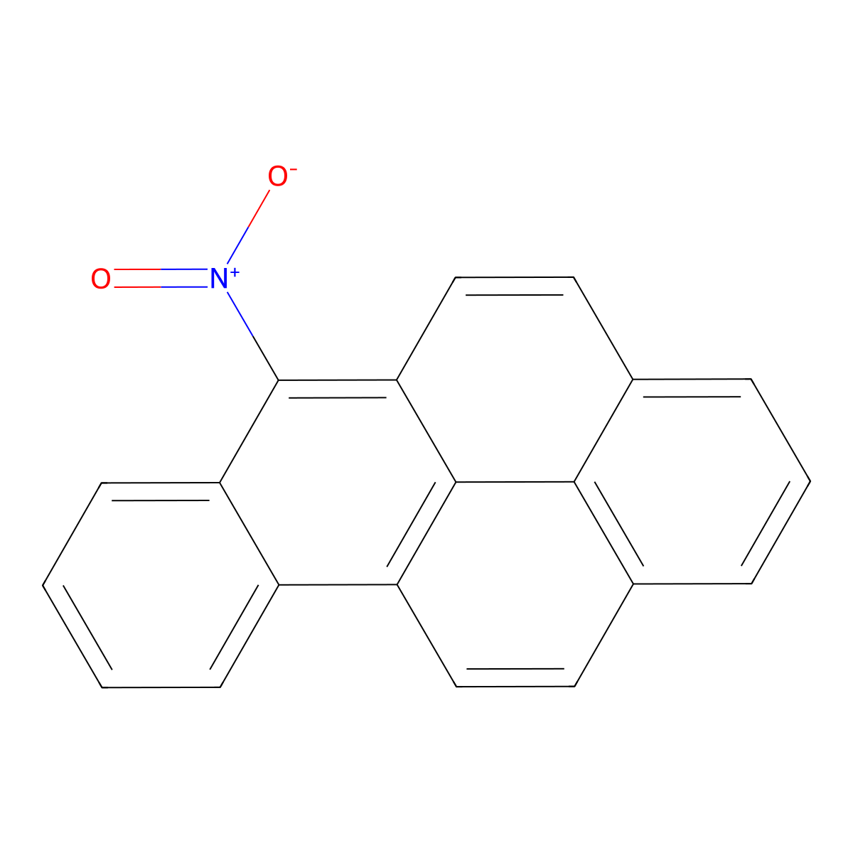 6-Nitrobenzo(a)pyrene molecular structure, CAS 63041-90-7