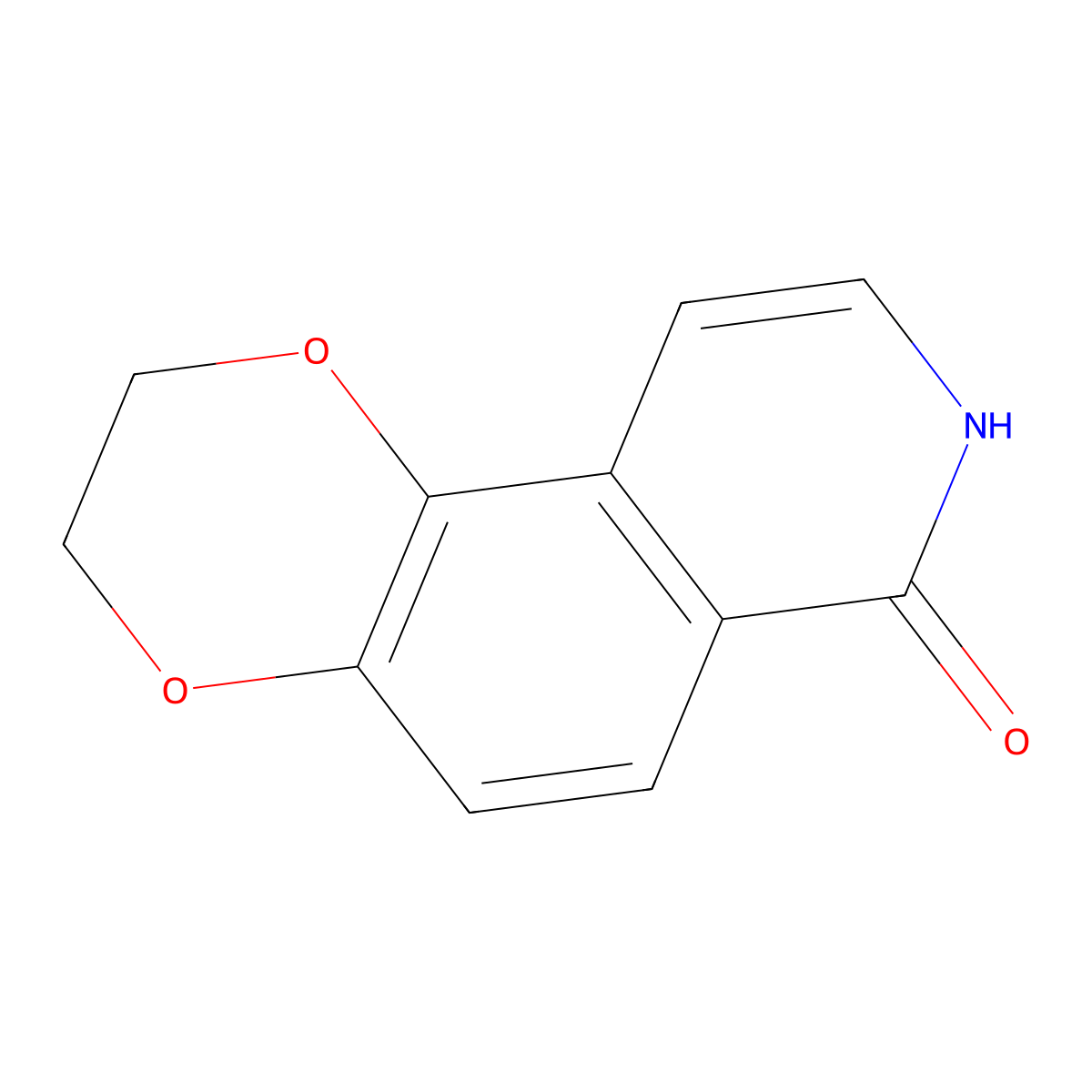 2,3-Dihydro-[1,4]dioxino[2,3-F]isoquinolin-7(8H)-one molecular structure, CAS 630423-49-3
