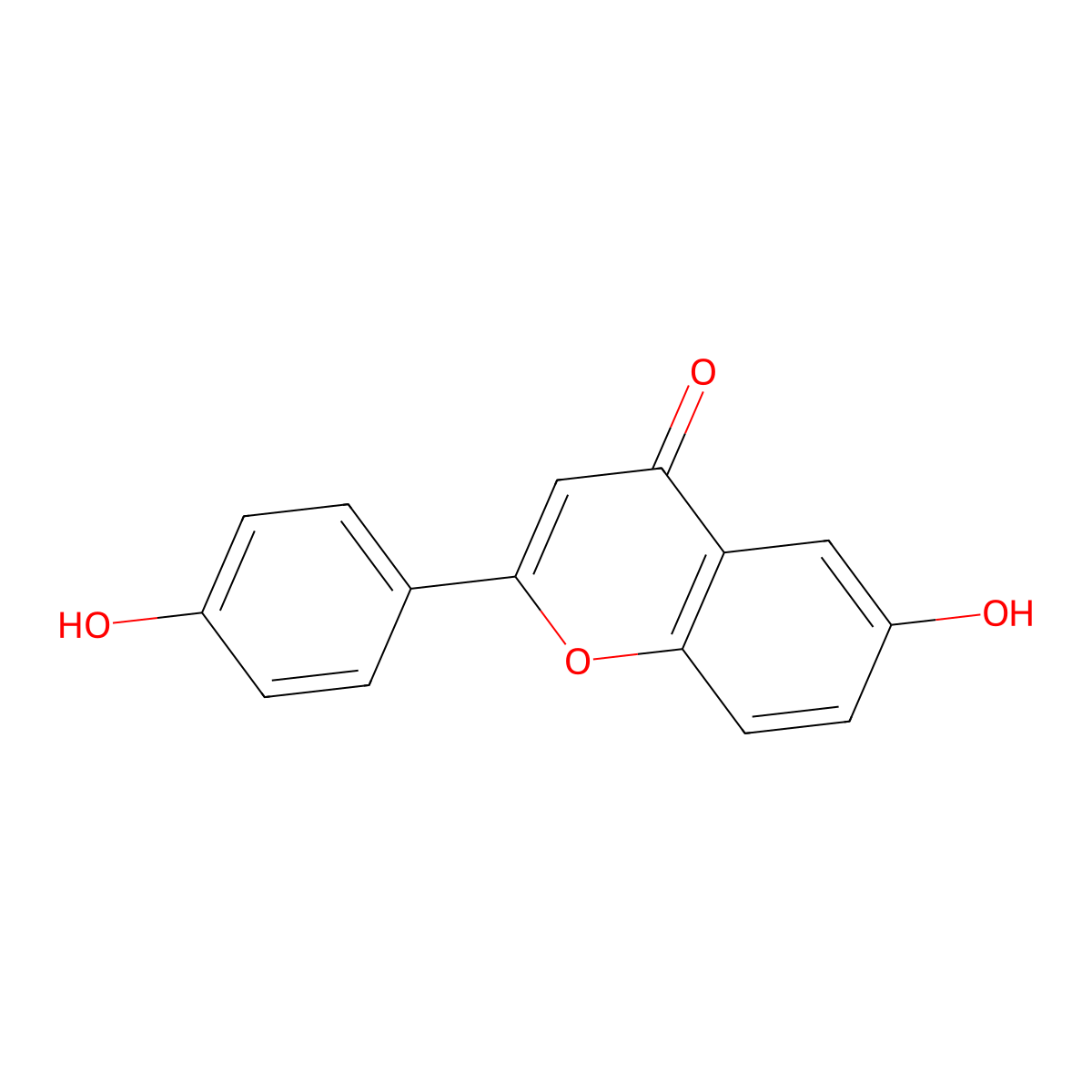 4',6-Dihydroxyflavone molecular structure, CAS 63046-09-3