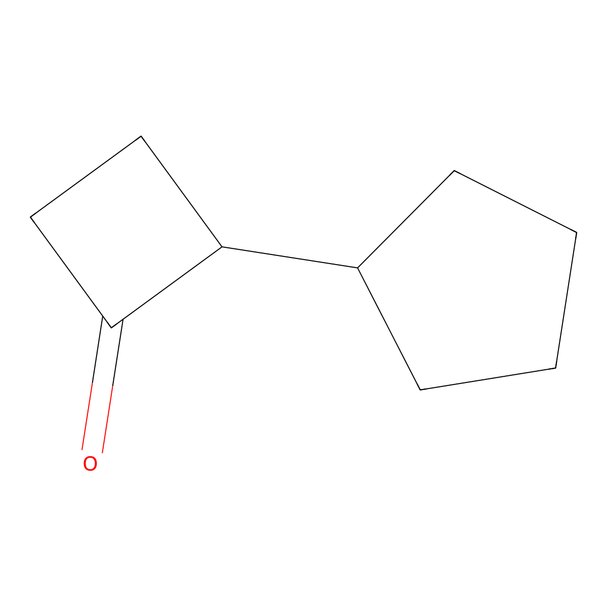 2-Cyclopentylcyclobutanone molecular structure, CAS 63049-10-5