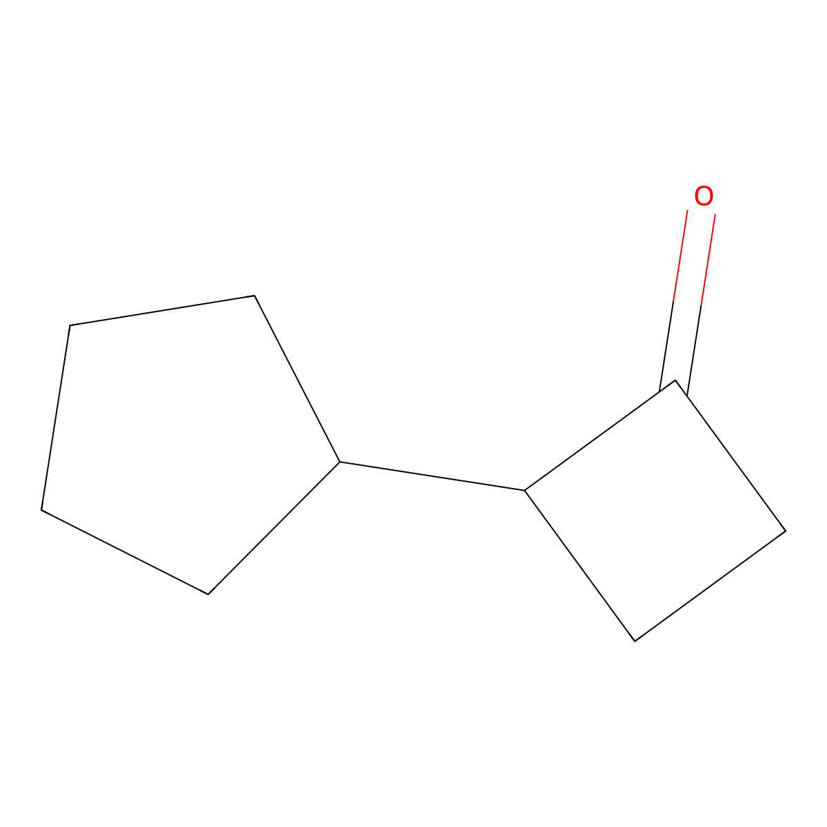2-Cyclopentylcyclobutanone molecular structure, CAS 63049-10-5
