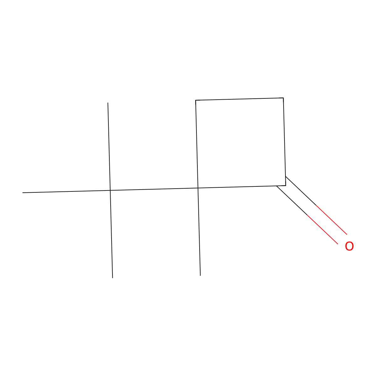 2-(Tert-butyl)-2-methylcyclobutanone molecular structure, CAS 63049-13-8