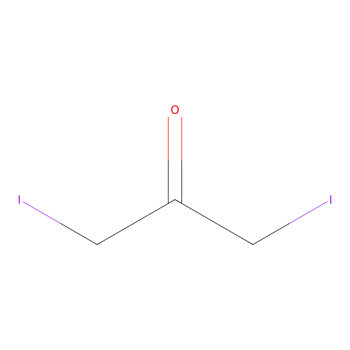 1,3-Diiodo-2-propanone molecular structure, CAS 6305-40-4