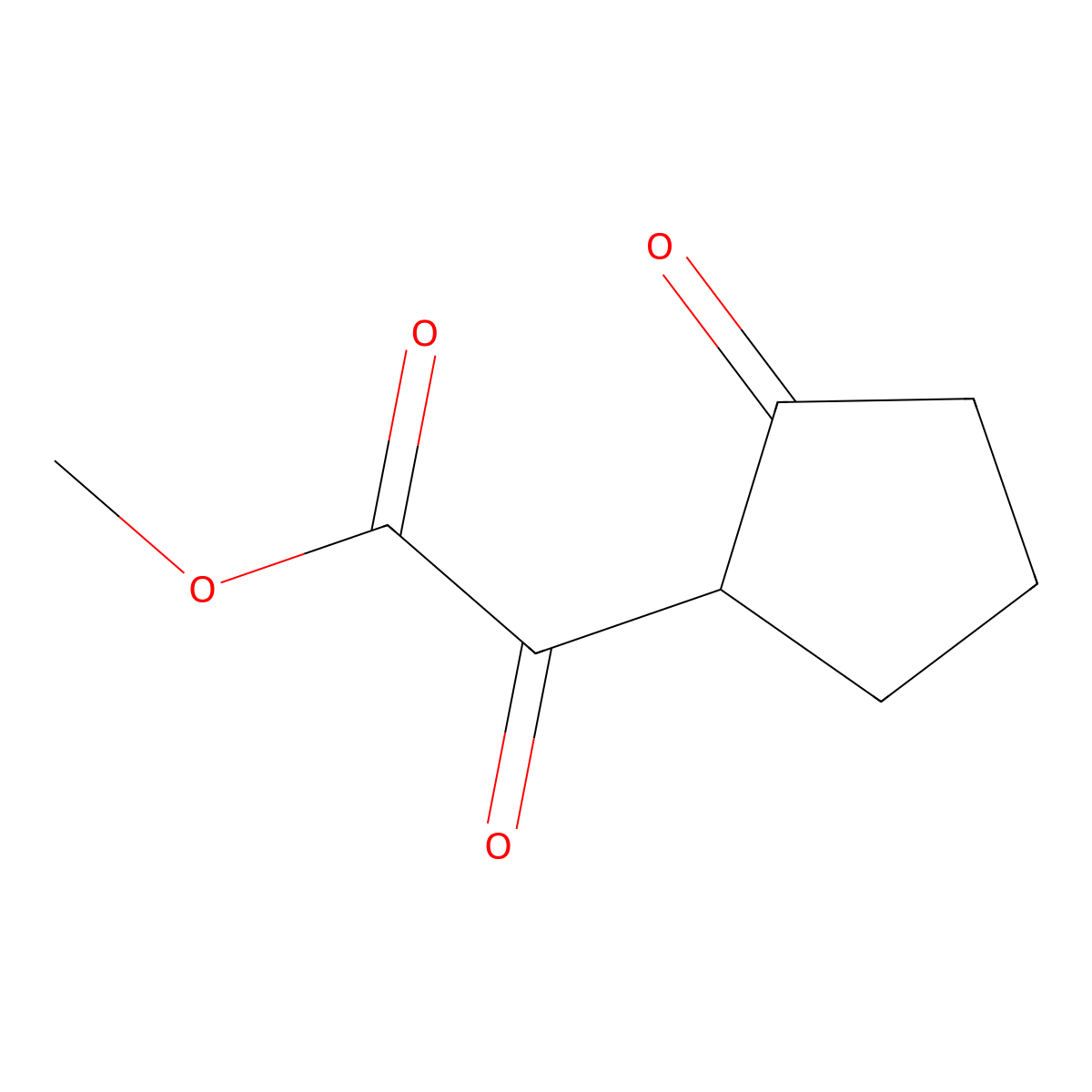 Methyl 2-oxo-2-(2-oxocyclopentyl)acetate molecular structure, CAS 63053-54-3