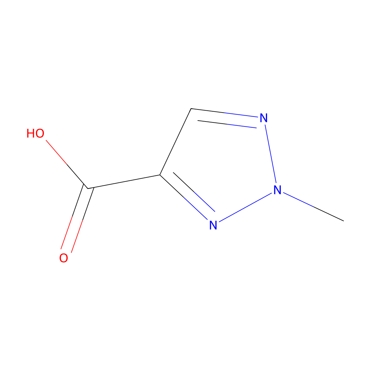 2-Methyl-2H-1,2,3-triazole-4-carboxylic acid molecular structure, CAS 63062-88-4