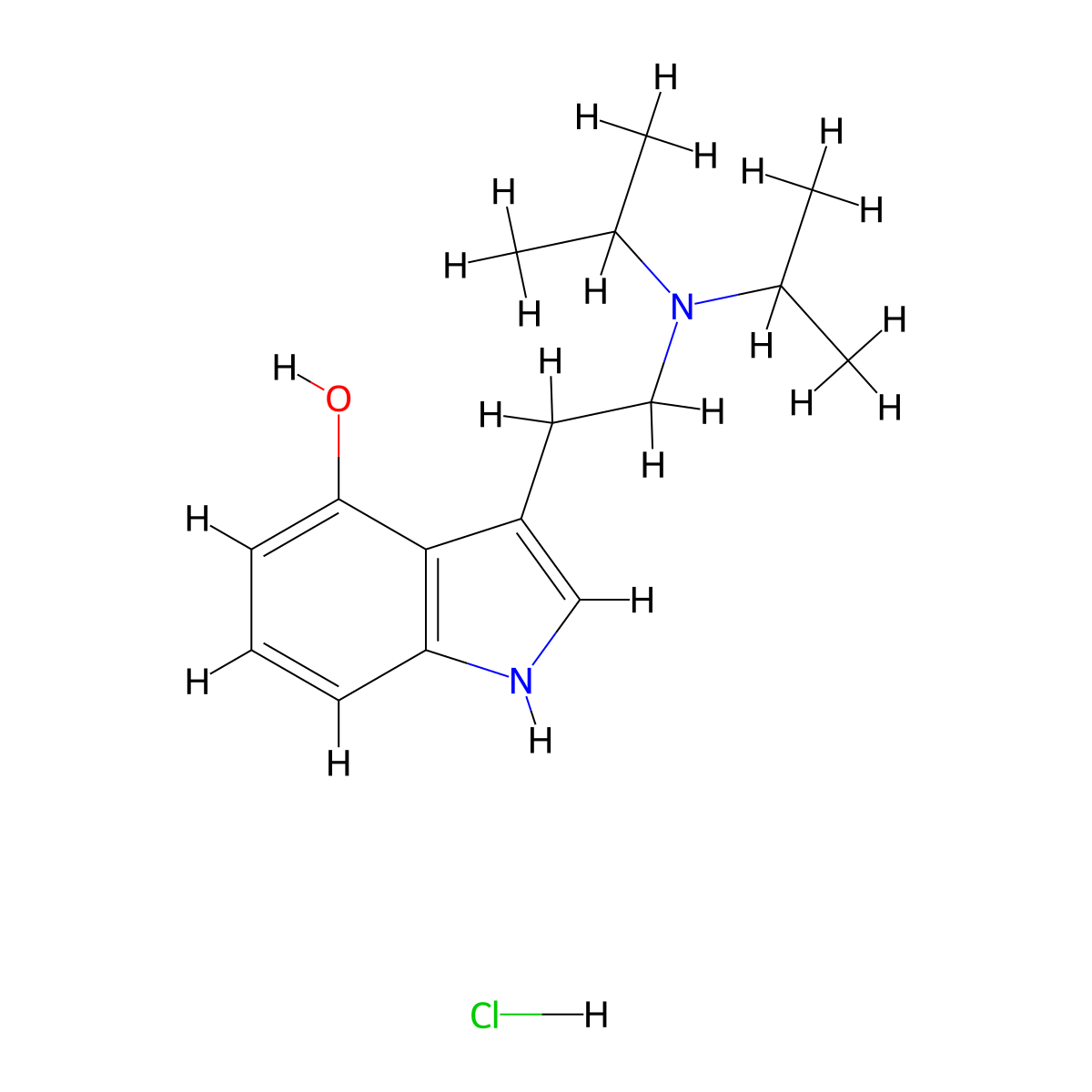 4-HO-DiPT HCL molecular structure, CAS 63065-90-7