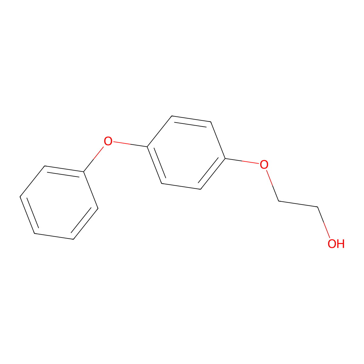 2-(4-Phenoxyphenoxy)ethanol molecular structure, CAS 63066-74-0