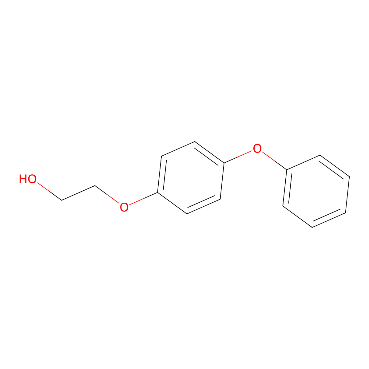 2-(4-Phenoxyphenoxy)ethanol molecular structure, CAS 63066-74-0