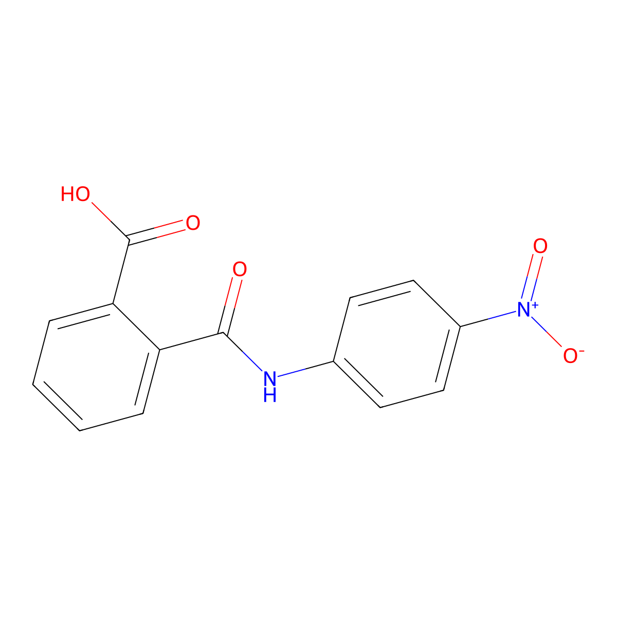 4'-Nitrophthalanilic acid molecular structure, CAS 6307-10-4