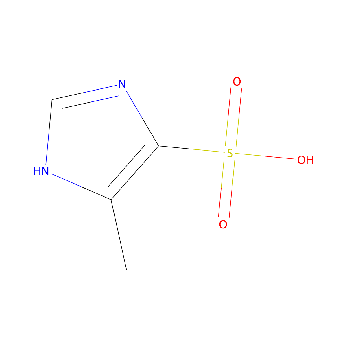 5-Methyl-1h-imidazole-4-sulfonic acid molecular structure, CAS 6307-14-8