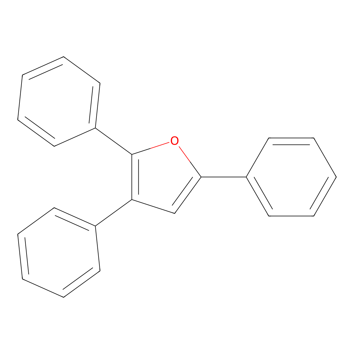 2,3,5-Triphenylfuran molecular structure, CAS 6307-20-6