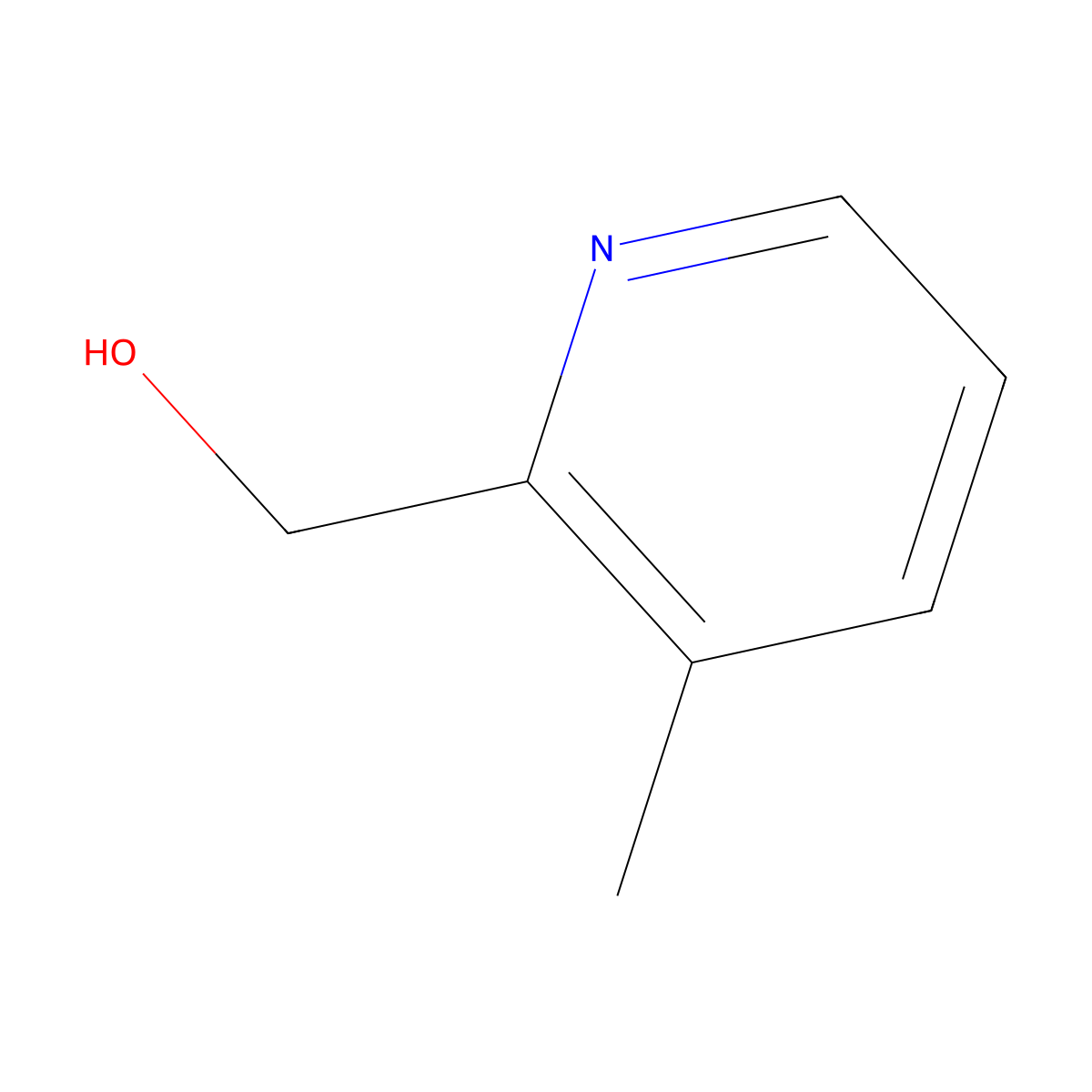 (3-Methylpyridin-2-yl)methanol molecular structure, CAS 63071-09-0