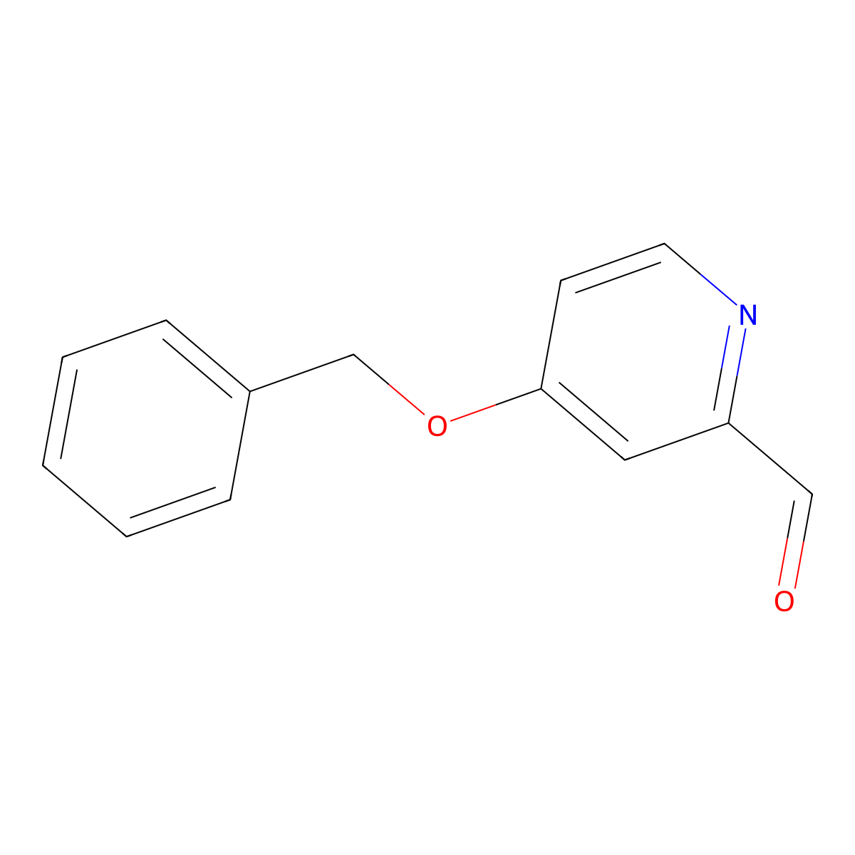 4-(Benzyloxy)picolinaldehyde molecular structure, CAS 63071-14-7