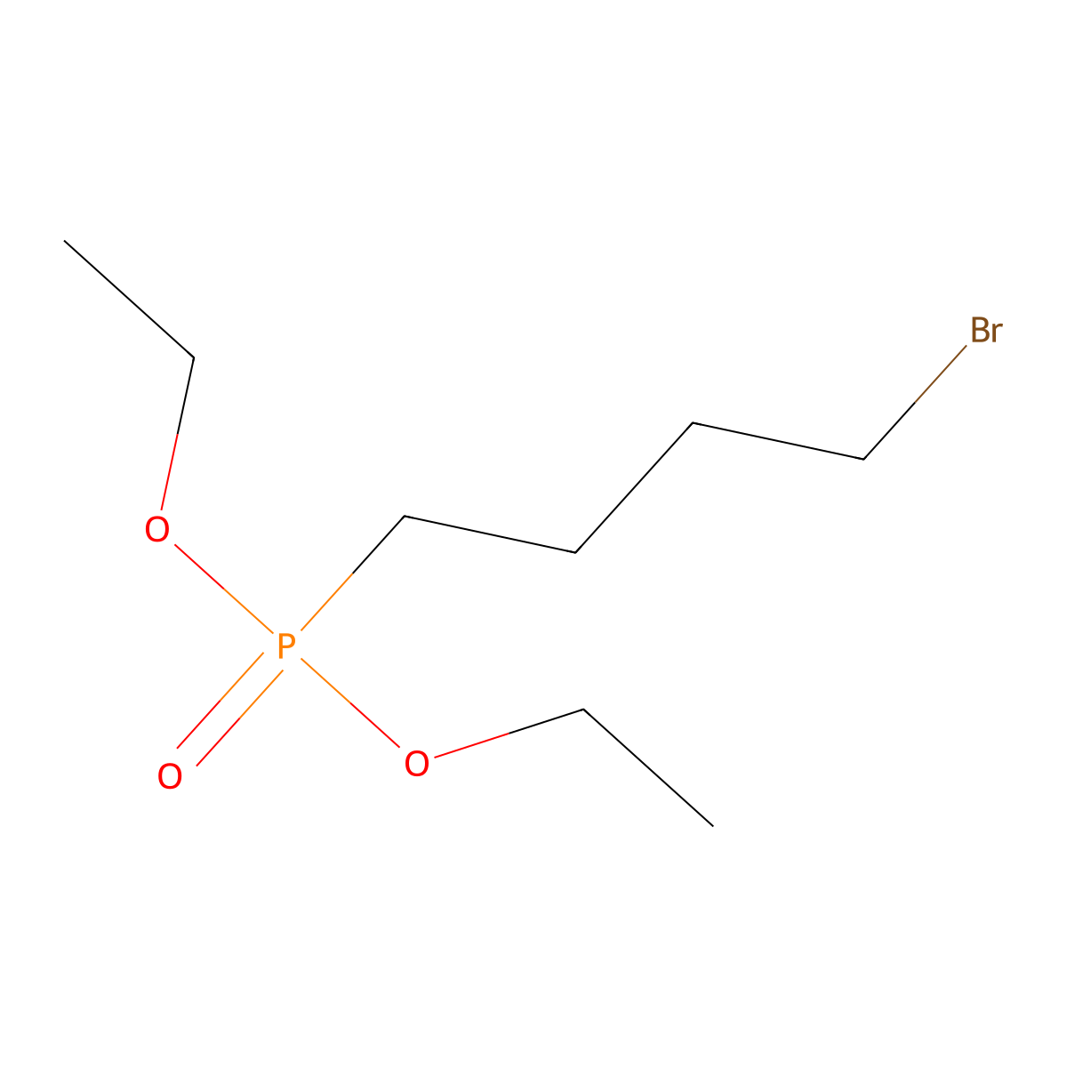 Diethyl (4-bromobutyl)phosphonate molecular structure, CAS 63075-66-1