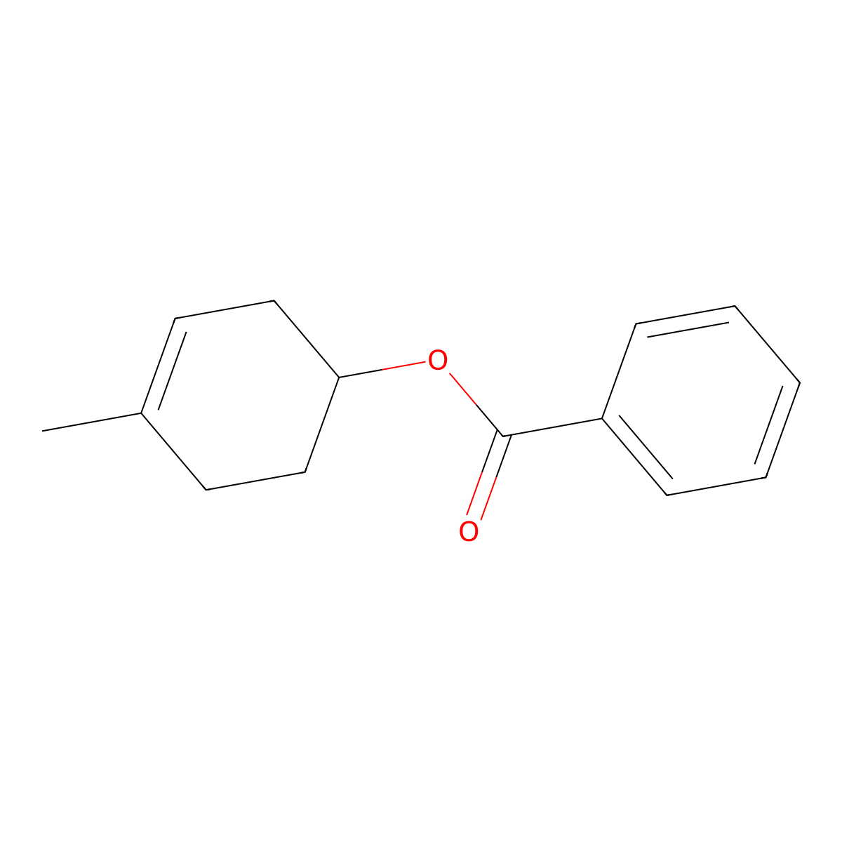 (4-Methyl-1-cyclohex-3-enyl) benzoate molecular structure, CAS 6308-91-4