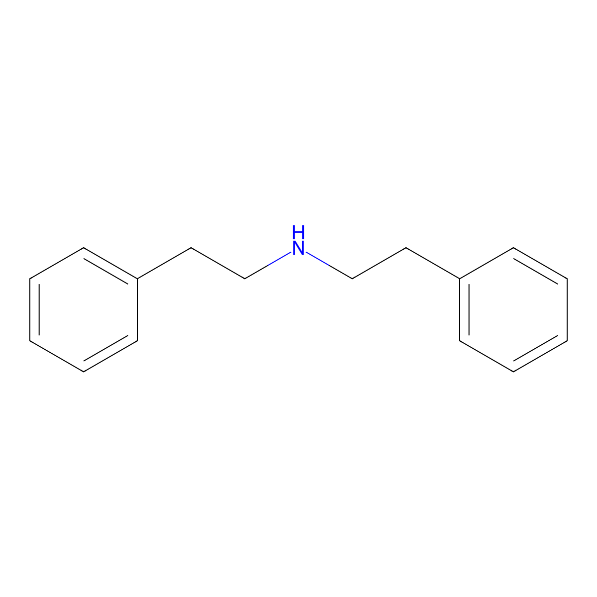 2-Phenyl-N-(2-phenylethyl)ethan-1-amine molecular structure, CAS 6308-98-1
