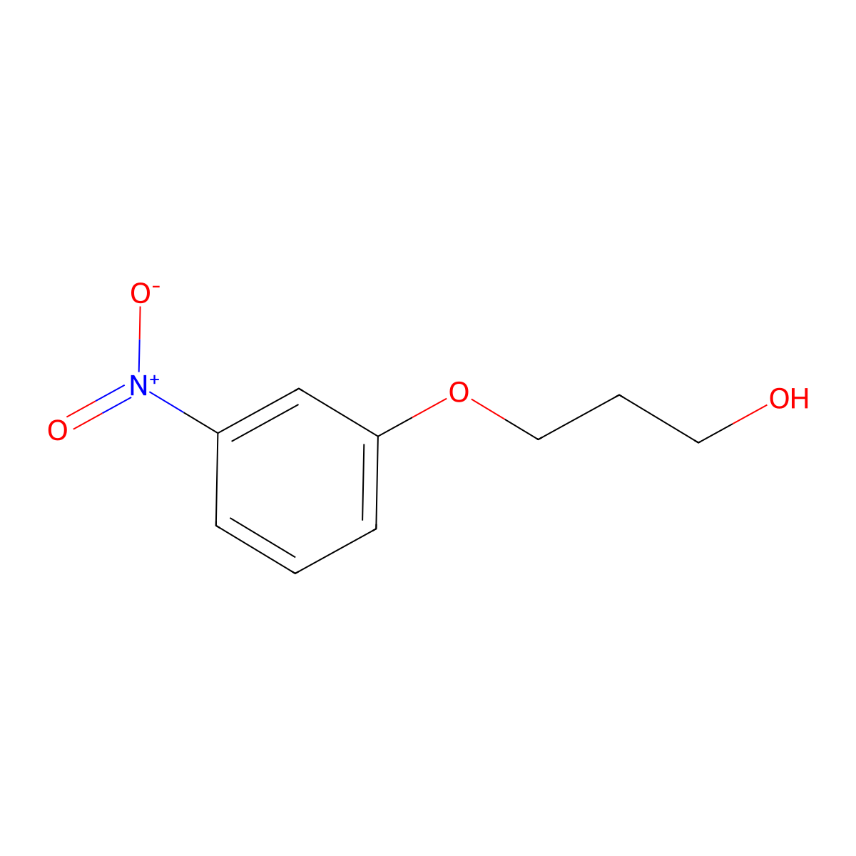 3-(3-Nitrophenoxy)propan-1-ol molecular structure, CAS 63082-35-9