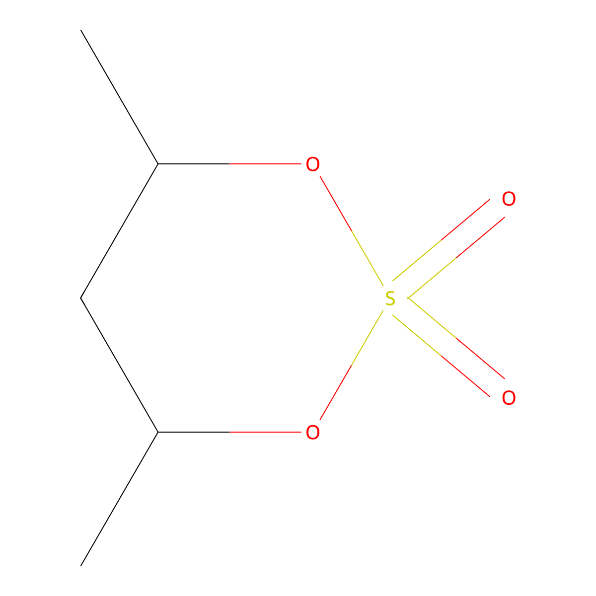 4,6-Dimethyl-[1,3,2]dioxathiane 2,2-dioxide molecular structure, CAS 63082-73-5